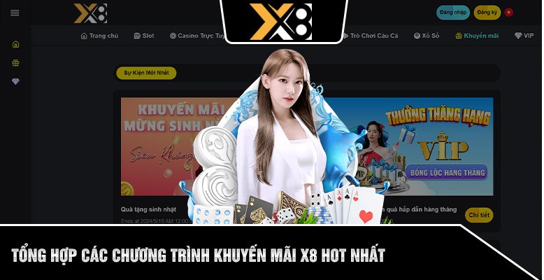 Khuyến mãi cho các tân thủ tại X8